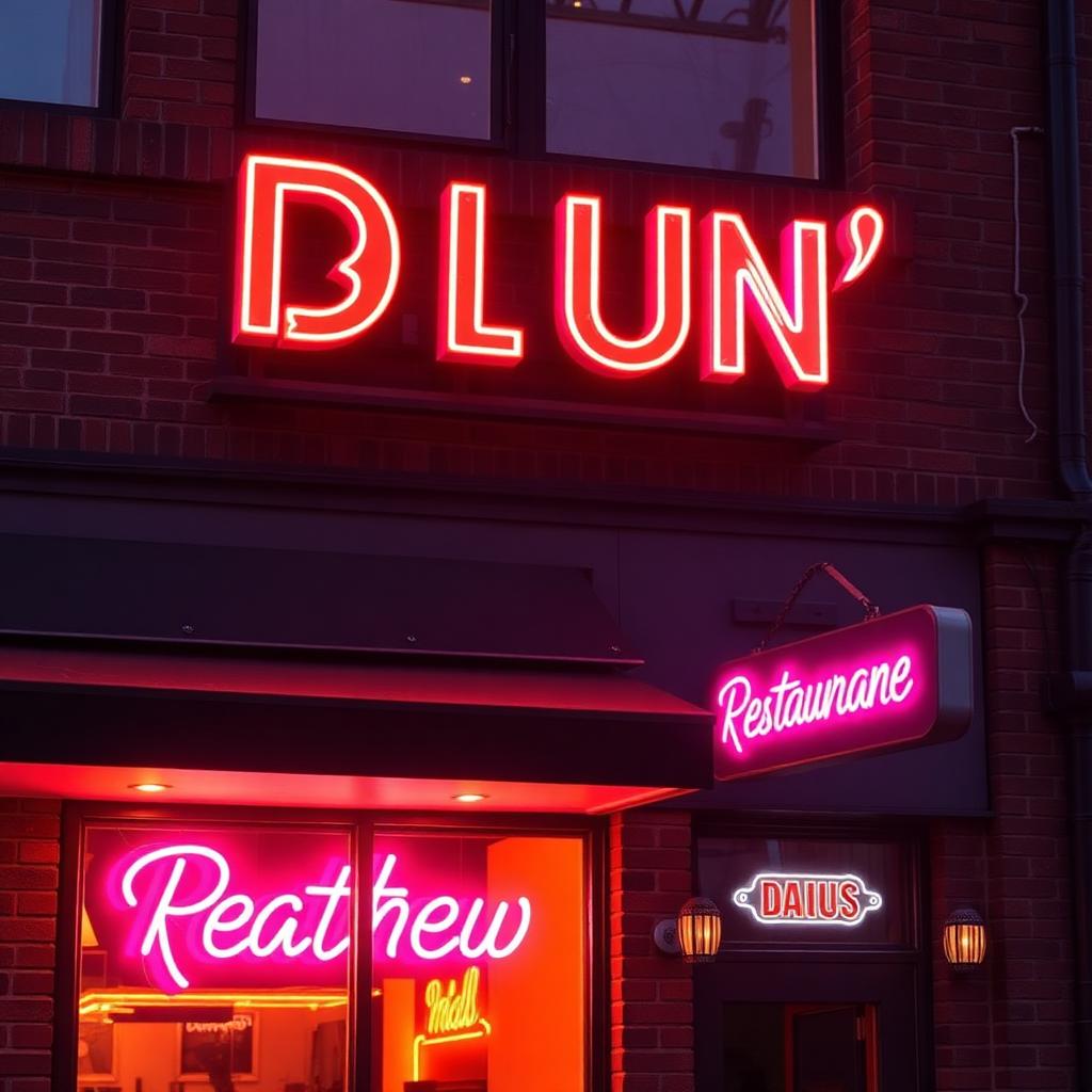 3D Signage & Neon Signage