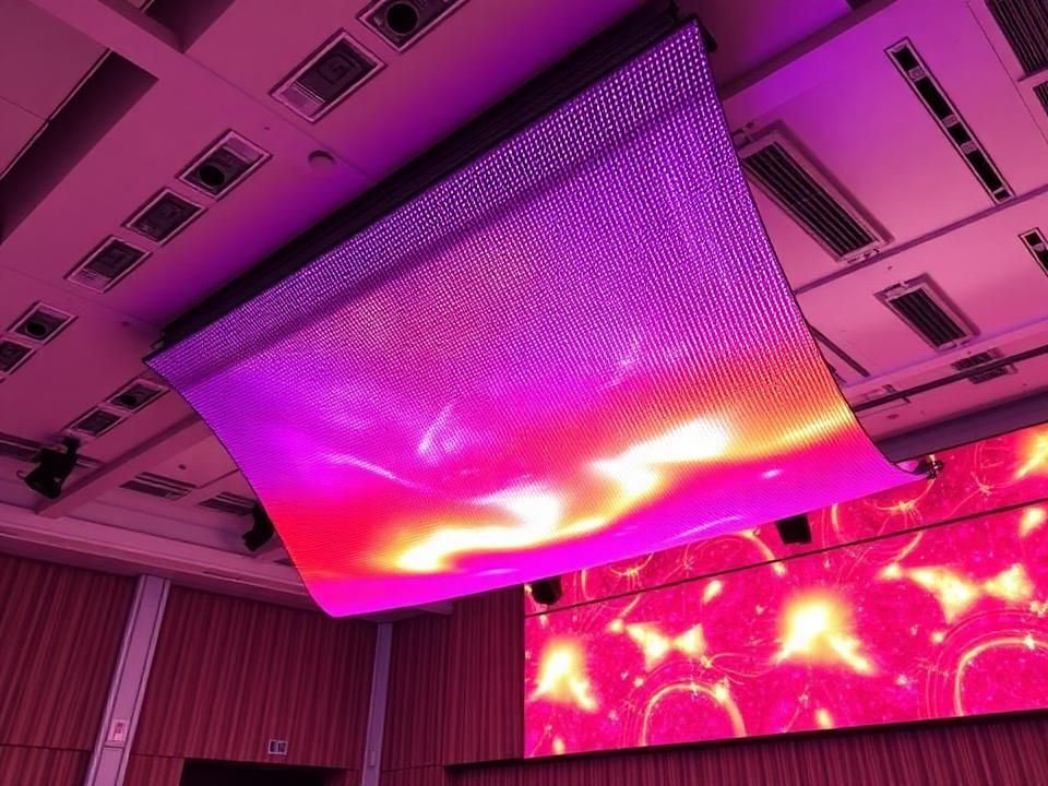 Flexible Mesh LED Screen for LED Screen Displays