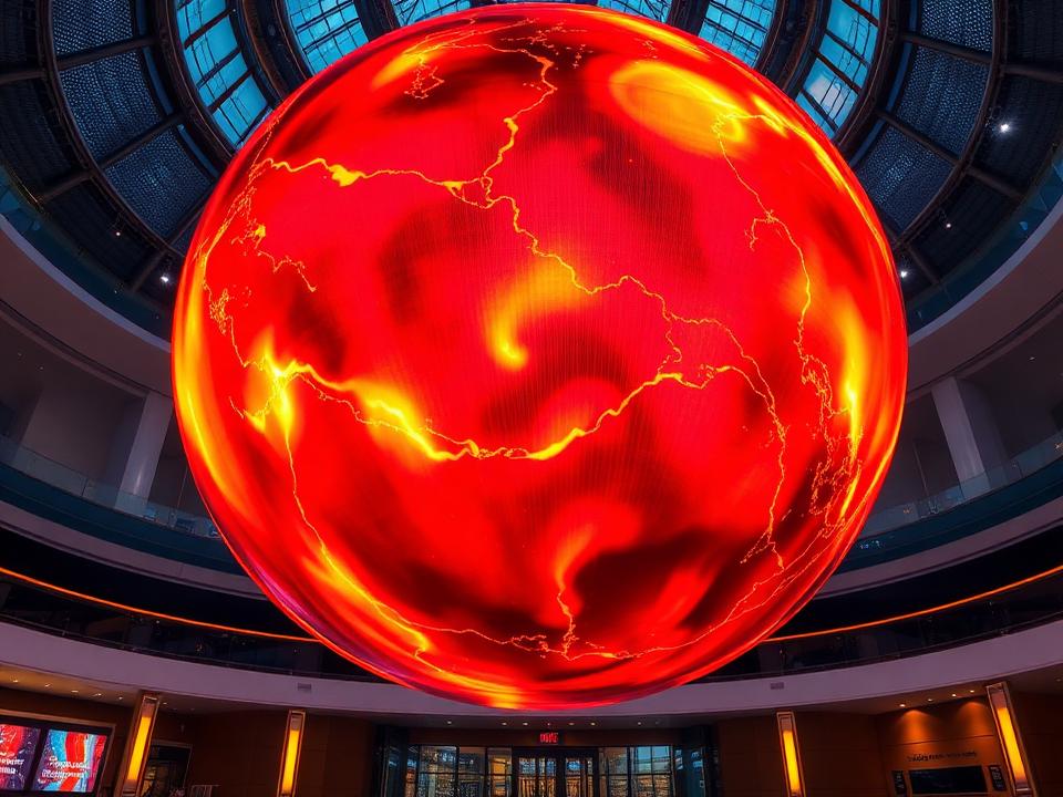 Spherical LED Display for LED Screen Displays