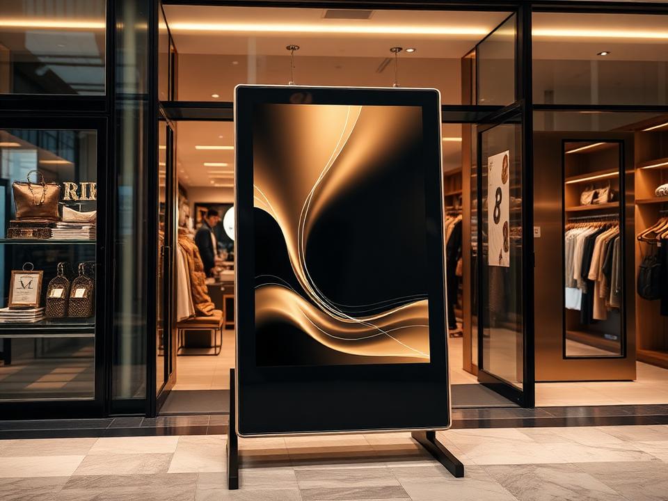 A-Frame Digital Display Screen for LCD Screens & Kiosks