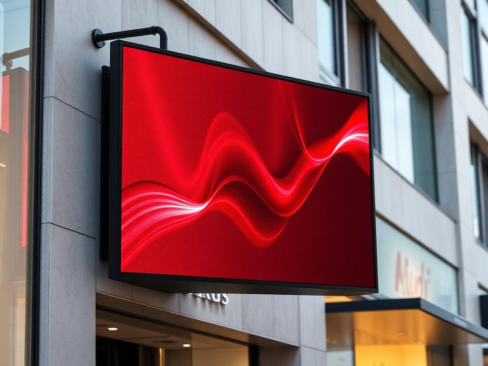 Wall-Mounted Outdoor LED Screen for LED Screen Displays