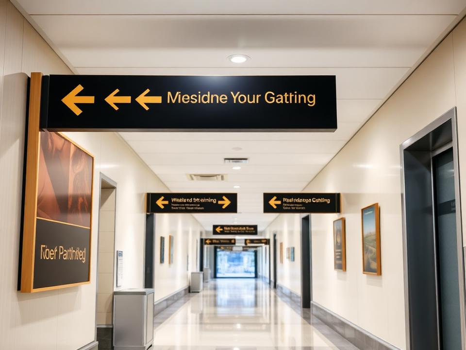 Wayfinding Signage for 3D Signage & Neon Signage