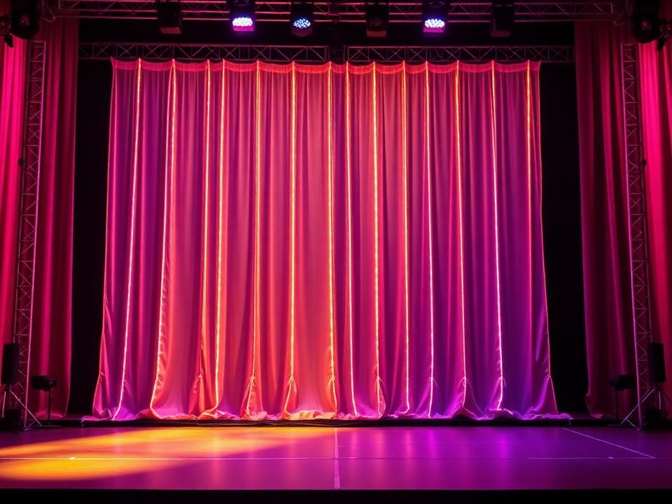 Curtain Transparent LED Screen for LED Screen Displays