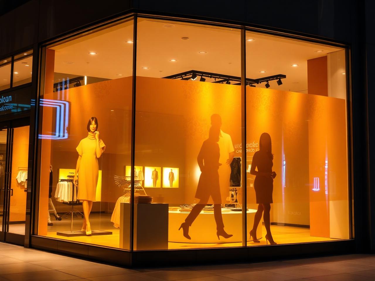 Retail Window Adhesive LED