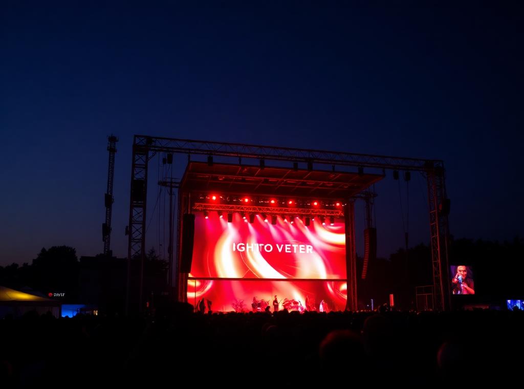 Outdoor Concert Rental Screen